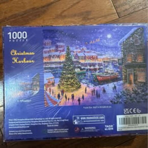 Christmas Puzzle - 1000 pieces - new and sealed - includes poster - Picture 2 of 2